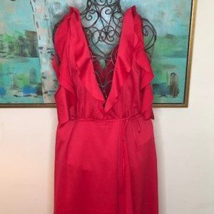 Summer Heat in Red Dress